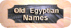 Old Egptian names