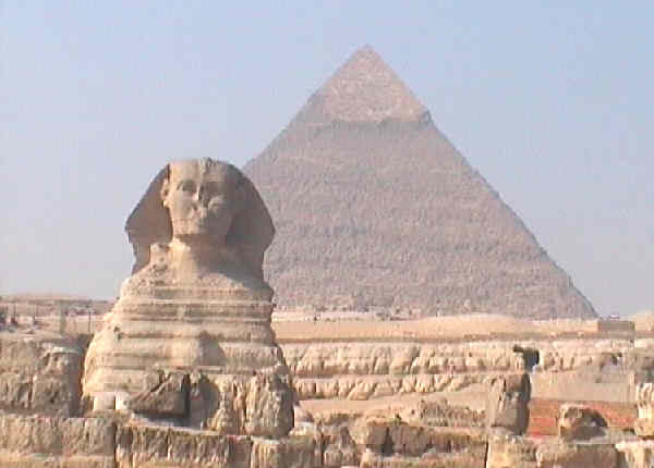 Sphinks und Chephrenpyramide